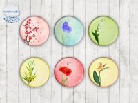 Motiv-Cabochons 1844 18mm (6 Stk)